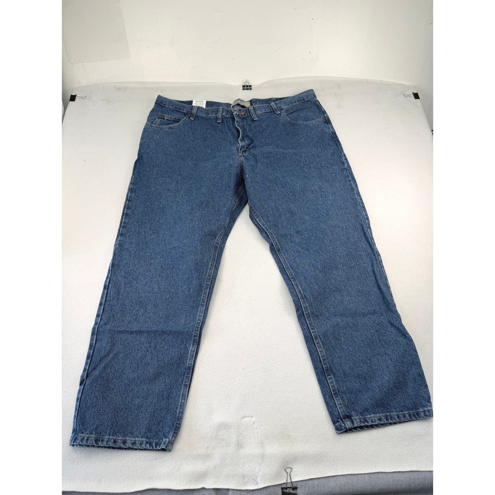Wrangler Authentics Mens Relaxed Fit Blue Jeans 44x28 10ZM200VS New With Tags